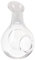 OSALADI Carafe À Vin Glacée Verre Décanteur Créatif Avec Design Concave Pour Glaçons Bouteille De Vin Transparente Et Pratique