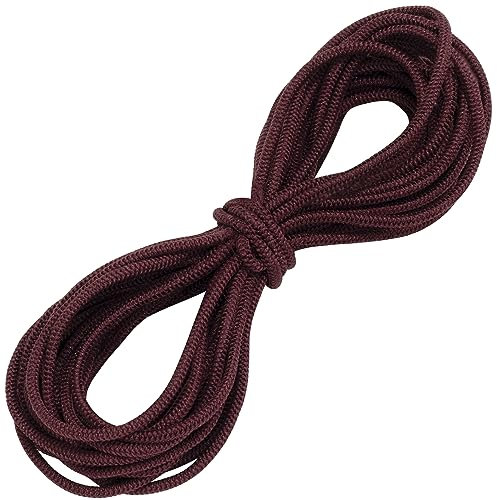 AERZETIX - C67287 - Dekorative Elastik rund 5 m - Durchmesser 2 mm - Farbe Burgund