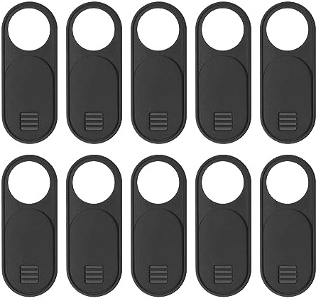 SG Store 10 Stück Webcam-Abdeckung Ersatz kompatibel mit Tesla Modell 3/Y/X/S Webcam-Abdeckung, ultradünn, Reißverschluss, 28 x 11 x 0,7 mm