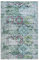 Bunter Kurzflor Teppich im angesagten Used-Look von WECONhome für Wohnzimmer, Schlafzimmer, Arbeitszimmer oder Kinderzimmer – Focus (70 x 120 cm, grün)
