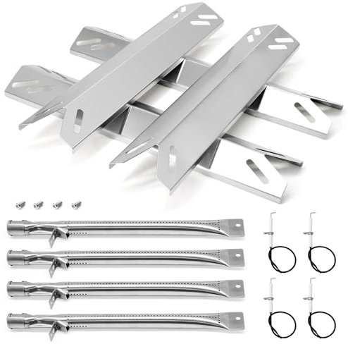 Adviace Pièces de rechange pour barbecue Cuisinart GAS9456AS GAS2456AS GAS9556AS GAS2556AS, pièces de gril pour barbecue à gaz Cuisinart 4 brûleurs GAS9456AS, Cuisinart 5 brûleurs GAS9556AS GAS2556AS