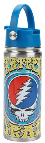 Borraccia in acciaio inox con logo Grateful Dead, 500 ml