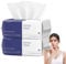 BODFPPC Asciugamani Monouso 200 Pezzi - Salviette Viso in Cotone Spesso Usa e Getta, Biodegradabili per Rimozione Trucco e Pulizia Delicata
