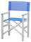 Totò Piccinni REGISTA SALENTO Pieghevole in Alluminio leggera mare spiaggia piscina giardino (Regista Blu)