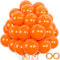 50 Stück Luftballons Orange Ballons 12 Zoll Latexballon Orange Partyballon Geburtstag Dekoration Supplies Neujahrsdekoration