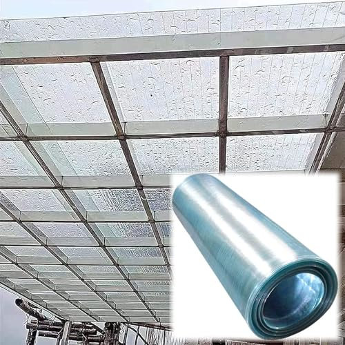 Panneaux d'éclairage du jour en polycarbonate transparent pour toiture de serre, panneaux d'isolation imperméable en fibre de verre, panneaux en plastique pour extérieur, auvent, abris auto, hutes,