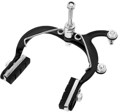 PAMINGONO Fahrradbremse Vorne Fahrradbremsensatz mit Metall Schwarze C-klemmen Beläge Einfache Montage und Mehr für Rennrad und Bike