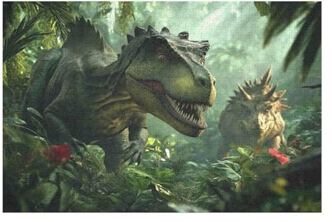 1000 Teile Puzzle - Jurassic World Puzzles Für Einzigartige Formen Erwachsene Und Kinder21 26x38cmMbT433