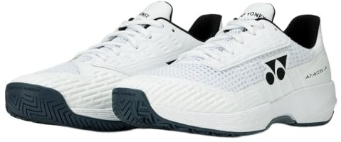 YONEX Kinder Power Cushion Ad-Accel Jr Ac Tennisschuhe Allcourtschuh Weiß Eu Neu