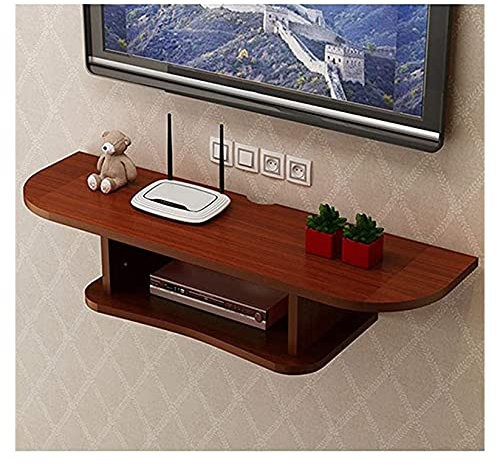 Meuble TV flottant Meuble TV Meuble TV mural flottant Console TV Étagère murale Console média murale Huche murale Meuble TV de rangement avec étagère de rangement ouverte pour lecteurs Blu-Ray