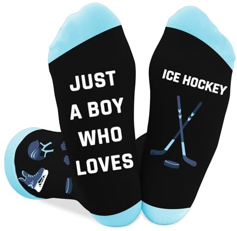 Coopyin Ice Hockey Gifts for Men and Boys Funny Unique Socks Accessories for Ice Hockey Lovers, Fan, Teammate, Players Christmas Birthday Stocking Stuffers Fathers Day Graduation Gift Ideas