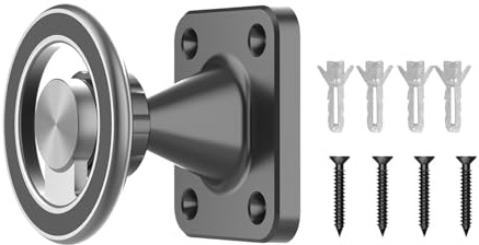 Oxxggkao Drehbare magnetische Telefon Wandhalterung, universell für Holz, Zement, Wand, Küche, Verwendung ohne Hände, Videoanruf, Kochassistent, Telefonständer für Beton und Holz