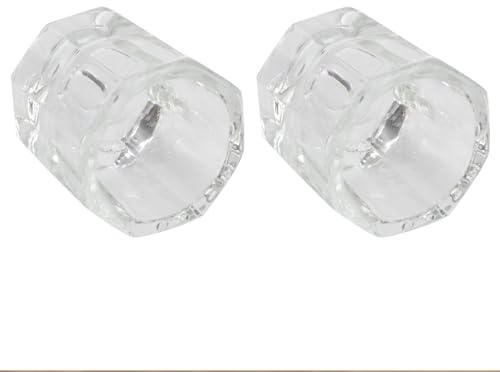 Vaso Dappen de Cristal para Manicura, 2 Piezas, Compacto y Portátil | Recipiente Liso para Tintes y Líquidos Acrílicos, Uso en Salones y Escuelas, Adecuado para Estudiantes y Profesionales