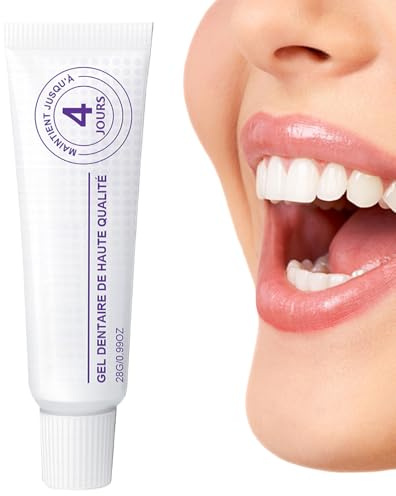 Secure Denture Adhesive, Soft Bonding Cream Formulas, 4.4x1.5 Inches Care Gel with Strong Hold, Gentle Mouth Paste, False Teeth Fixative with Comfortable Fit, Prosthetic Support for Daily Use