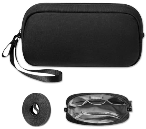 Seekjoy Electronics Organizer Travel Case, Cable Organiser Bag | Travel & Holiday Essential,Tech Pouch Small, Water Resistant Charger Case,Travel Accessories for Men Charging