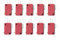 10Pz Mini Interruttore a Levetta SPDT 3 Pins Micro Switch Roller Lever Microinterruttori a leva per Game Rosso