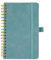 UNIQUE HM&LN Taschenkalender 2024 Klein, Terminplaner 2024 A6, Wochenplaner Ringbuch Planer 1 Woche 2 Seite mit PU Softcover - auf Deutsch, Grün