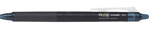 Pilot BLRT-FR7-1 Kugelschreiber Frixion Point Clicker Mitternachtsblau Spitze ultradünn, 0,5 mm löschbare Tinte