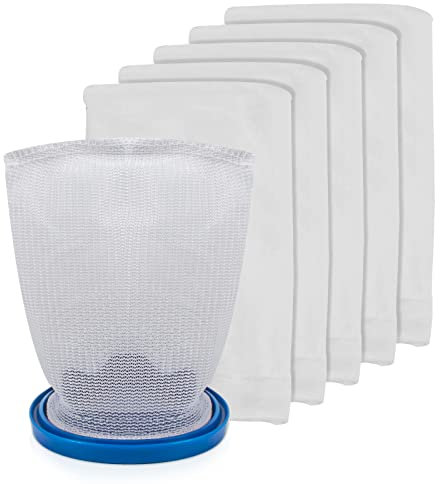 Etotel Pool-Staubsauger-Ersatz-Allzweck-Filterbeutel und Mikrofilterbeutel-Set – kompatibel mit Pool-Blaster Water Tech Catfish Ultra, iVac 250, iVAC C2, Max und Volt FX-4 Pool-Staubsaugern, 6 Stück