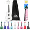 EastRock Ukulele Sopran 21 Zoll, Ukulele Kit für Anfänger mit Tasche, Saite, Bedienungsanleitung,Geeignet für Anfänger, Erwachsene, Profi-Künstler (Weiß)