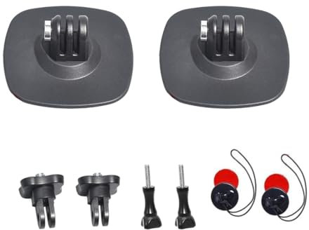 Fotoleey Flexible Klebehalterung für Insta360 X4, X3, X2, One RS, anwendbar für Helm, Armaturenbrett, Surfbrett, Skateboard