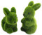 2 Stück Dekofigur Osterhase, Grün Osterhase Deko, Deko-Aufsteller Osterhase, Osterdeko für Draußen, Perfekte Osterdeko Figur, für die Dekoration im Innenbereich, auf Balkonen und in Gärten.
