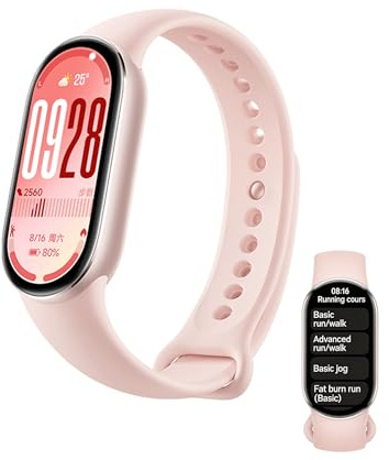 Xiaomi Mi Smart Watch Band 10, impermeabile 5 ATM, fitness tracker con contapassi, smartwatch sportivo, smart band per salute, per uomo e donna, display AMOLED da 4,37 cm, oltre 150 modalità sportive
