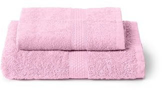 Caleffi Set 2 Asciugamani Viso e Ospite 40x60 + 55x100 cm 100% Cotone