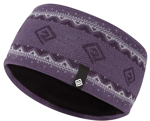 Ronhill Running, Winter Headband, Dark Iris/White, M/L, 27 count (Pack of 1)