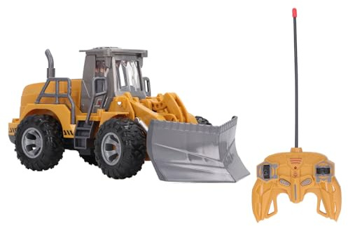 JTLB Chasse-neige électrique, voiture technique, jouet, bulldozer télécommandé, chargement frontal, voiture de chantier pour enfants
