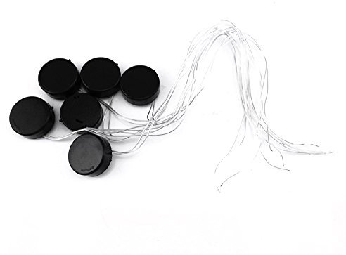honbay 6pcs CR2032 Runde Münze Knopfzelle Halter Sockel mit An/Aus Schalter