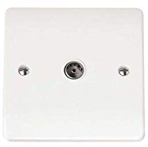 Click Single Coaxial Socket Outlet