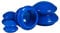 OFKPO Anti Cellulite Cup,4 Stück Silikon Schröpf Set for Muscle Soreness,Schönheitstherapie Massage(Blau)
