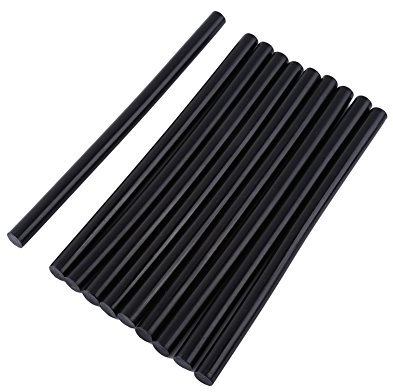 10 Stück Heißklebesticks, Heißkleber Stick, Allzweck Heißkleber Schwarz Klebestift für DIY Handwerk Projekte und Schnellreparaturen (11 * 200mm)