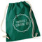 Hippowarehouse University Survival Kit Drawstring Cotton School Gym Bag 37cm x 46cm, 12 litres