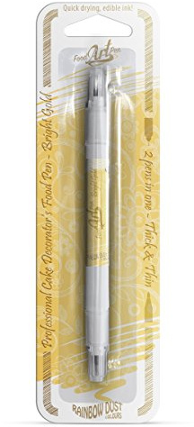 Rainbow Dust Double-Sided Food Pens Edible Food Pen Dusky Pink