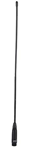Bewinner NA-771 Antena Portátil de Walkie Talkie con Conector Macho SMA,38 cm 144/430 MHz Antena Portátil de Banda Dual para Walkie Talkie con Conector Macho SMA