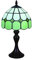 Tokira Vintage Tiffany Tischlampen Grün 8 Zoll, E14 Tiffany Tischlampe Antik Original, Glasmalerei Lampen MediterraneSchlafzimmer Nacht Lampenschirme Wohnzimmer(Ohne Glühbirnen)