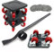 PULLEY Möbel Transportroller Set,Möbelroller mit Möbelheber,Möbeltransportrollen Umzugshelfer,4 Stück Schwerlastgleiter Tragfähigkeit 350kg mit 360° Drehrollen, Heber Möbelgleitersystem