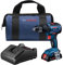 Bosch GSB18V-490B12 18V EC Brushless 1/2 In. Hammer Drill/Driver Kit with (1) 2.0 Ah SlimPack Battery