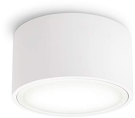 SSC-LUXon CELI-X Aufbau Deckenleuchte Spot große Leuchtfläche - LED GX53 mit 5W neutralweiß 230V - Aufbauspot rund weiss