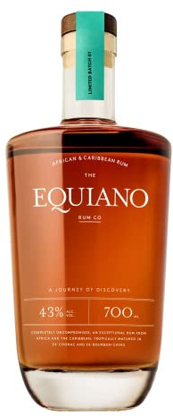 Equiano Original Dark Rum - 70cl - The World's First African & Caribbean Rum - Multi Award Winning - The Perfect Session Rum - Special Dark Rum Gift