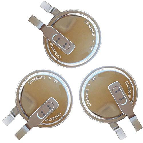 Backupower 3PCS Ersatz Akku Batterie Kompatibel mit CR2050HR 550MAH 3V CR2050 High Temperature