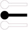 Sticker Labels for Jars Lollipop Shaped Tamper Proof Stickers Seals Size 17 x 54mm Self Adhesive Labels - Black, Label Sticker Pack of 100 Seal Stickers Sealing Tape for Packaging and Bottles