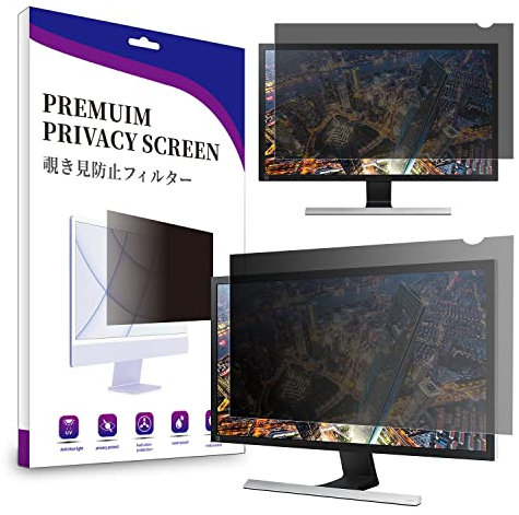 AiMok 21.5 Zoll Monitor Blickschutzfilter & Anti-Blaulichtfilter, Premium Privacy Filter, Blickschutz Folie für Computer & Desktop (21.5 Zoll, 477 x 268 mm, 16:9)