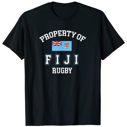 Immobilier Fidji Rugby Joueur de drapeau de l'équipe supporter T-Shirt