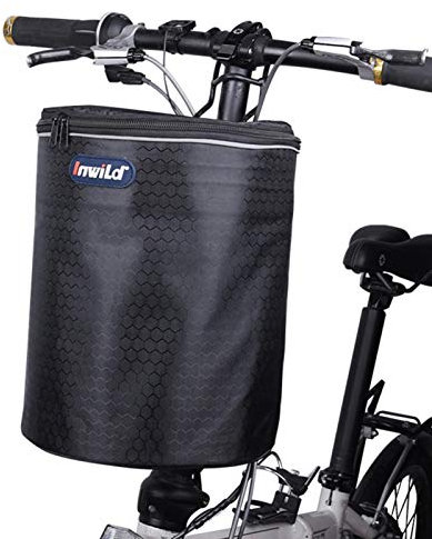Stronrive Trottinette Électrique, Rangement pour Scooter Étanche Sacoche Guidon GranCapacité, avec Bracelet Réfléchissant Et Bandoulière Détachable, 2.5L