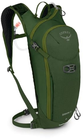 Osprey Siskin 8 Bike Hydration Backpack mit Hydraulics Reservoir, Dustmoss Green