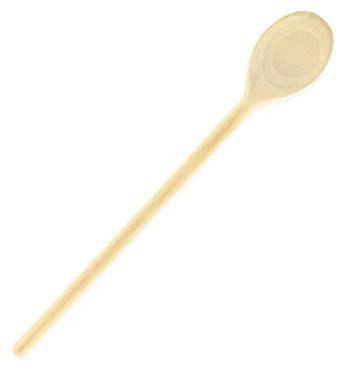 Fackelmann 056751 Cuillère à ragout, cuillère en bois avec un manche long, grande cuillère en bois, ustensile de cuisine, Bois, 30 x 4,5 cm