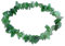 Lebensquelle Plus Nephrit Jade Splitterarmband | Handgefertigtes Elastisches Stretch Splitter Armband | Echter natürlicher Edelstein (Nephrit Jade)